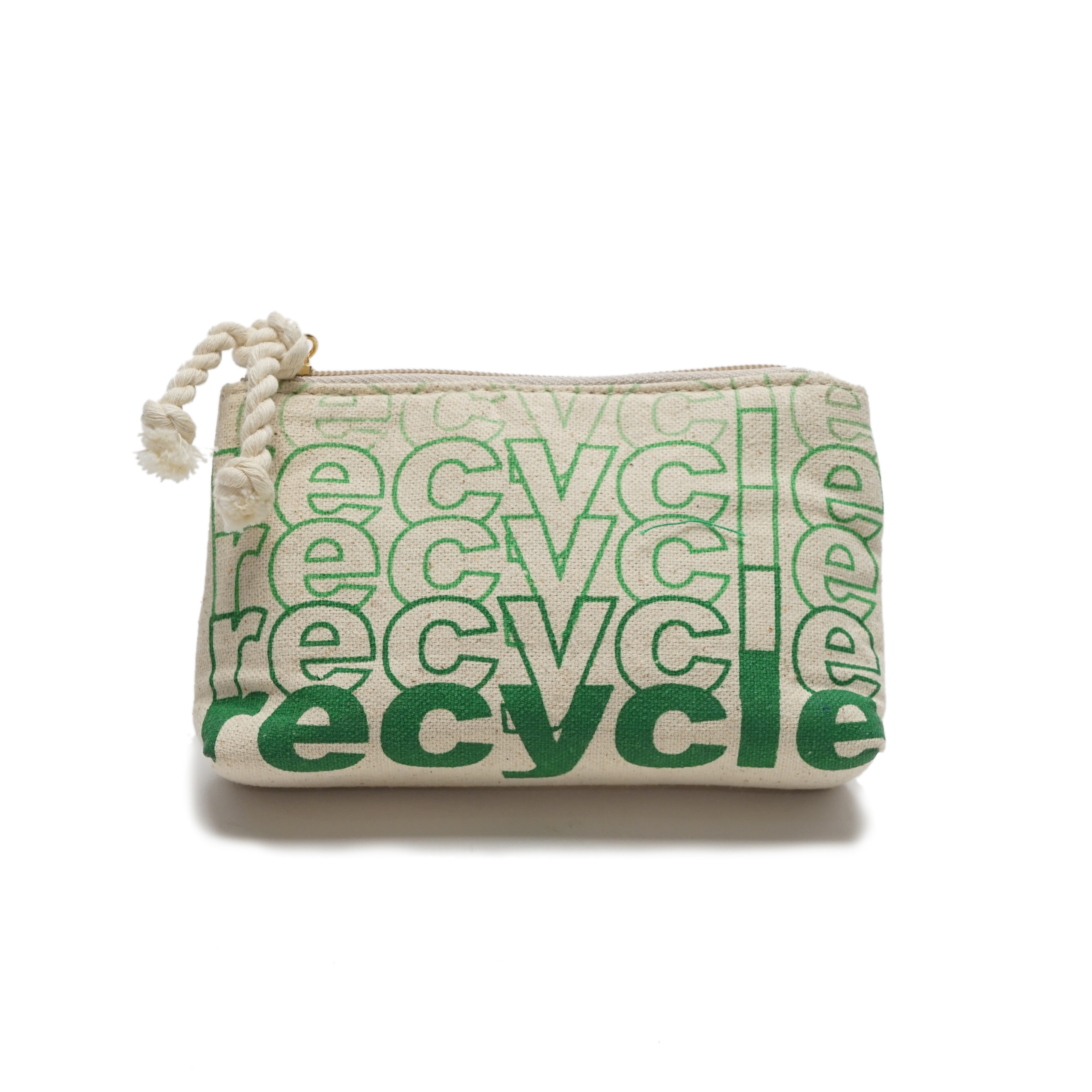 Recycled canvas pouch